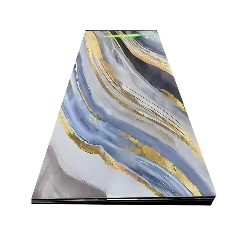 উচ্চ চকচকে UV আবরণ পিভিসি মার্বেল ওয়াল প্যানেলগুলি স্থায়িত্ব, শৈলী এবং ব্যয় দক্ষতার সাথে আধুনিক অভ্যন্তরীণ রূপান্তর করতে পারে