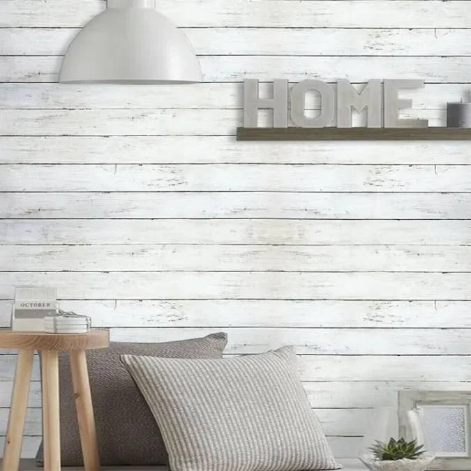 কেন আপনার অভ্যন্তরীণ ডিজাইনের জন্য স্ব-আঠালো কাঠের টেক্সচার্ড আলংকারিক ওয়ালপেপার চয়ন করুন