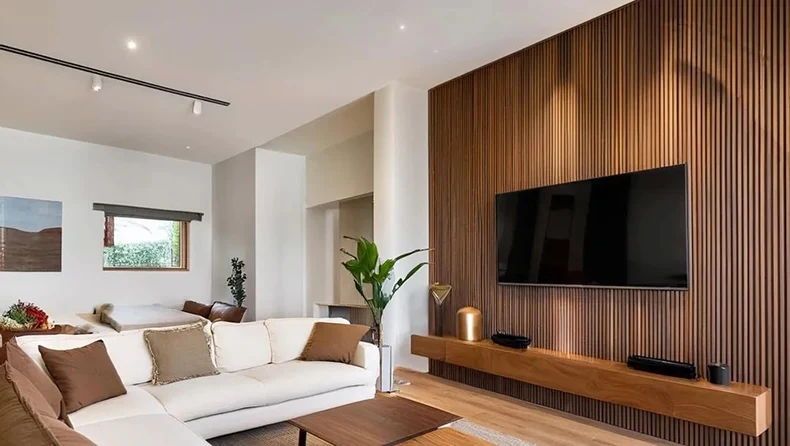 Eco-Friendly Fluted Outdoor WPC Wall Panel